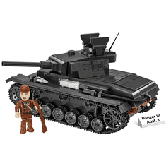 Cobi Blocks Historical Collection WWII Panzer III Ausf. J Tank 590 darabos építő készlet (2289)