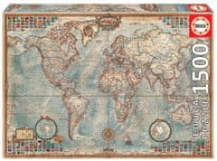 EDUCA Puzzle Régi politikai világtérkép 1500 darab