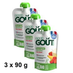 Good Gout Bio zabdesszert eperrel és banánnal 3x 90 g