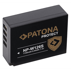 PATONA NP-W126S akkumulátor Fujifilm FinePix fényképezőgépekhez 1140mAh