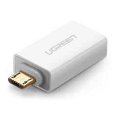 Ugreen US195 micro USB adapter, OTG, fehér (30529) (UG30529)