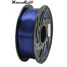 XtendLan Filament PET-G 1.75mm 1 kg - Átlátszó kék