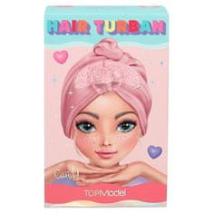 Top Model Vlasový turban , Candy, růžový