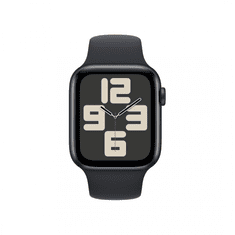 Apple Watch SE3 44mm Fekete Alu tok,Fekete sport szíj (M/lL) (APPLE-MRE93QH-A)