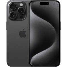 Apple iPhone 15 Pro 1TB Okostelefon - Fekete Titánium (MTVC3ZD/A)