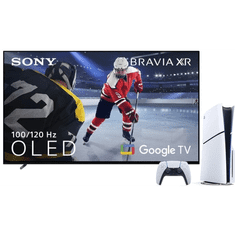 SONY XR-55A80L 55" 4K Ultra HD Smart OLED TV + PlayStation 5 Slim (BUNWS7910c2HU)