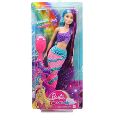 Mattel Barbie Dreamtopia: Varázslatos sellő hercegnő baba hosszú hajjal kiegészítőkkell (GTF37/GTF39) (GTF37/GTF39)