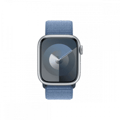 Apple Watch S9 GPS 41mm ezüst Alu tok, Télkék sport szíj (APPLE-MR923QH-A)