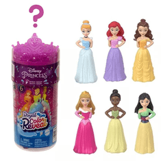 Mattel Disney hercegnők Color Reveal meglepetés mini baba - Királyi parti (HPX39)