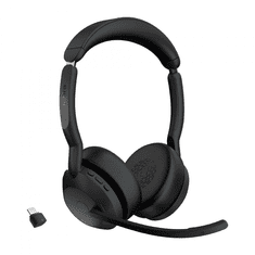 Jabra 25599-989-899 fejhallgató és headset Vezeték nélküli Fejpánt Iroda/telefonos ügyfélközpont Bluetooth Dokkoló Fekete (25599-989-899)