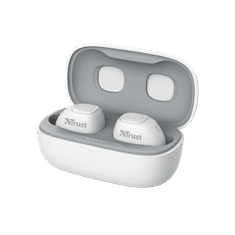 Trust Nika Compact Headset True Wireless Stereo (TWS) Hallójárati Hívás/zene Bluetooth Fehér (23904)