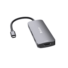 Verbatim CMH-08 USB C-típus 5000 Mbit/s Ezüst (32151)