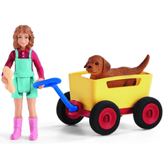 Schleich Farm Life Puppy Wagon Ride (42543)