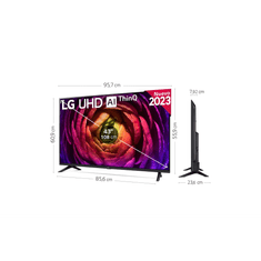 LG 43" 43UR74006LB 4K Smart TV (43UR74006LB.AEEQ)