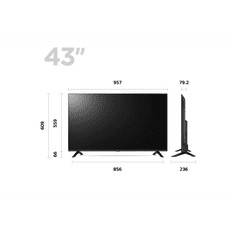 LG 43" 43UR73006LA 4K Smart TV (43UR73006LA)