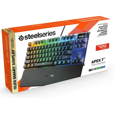 SteelSeries Apex 7 TKL USB Mechanikus Gaming Billentyűzet DE - Fekete (64647)