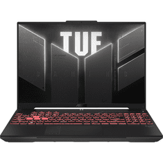 ASUS TUF Gaming A16 FA607PI (2024) Notebook Szürke (16" / AMD Ryzen 9 7845HX / 16GB / 1TB SSD / GeForce RTX 4070 8GB / Win 11 Home) (FA607PI-QT004W)