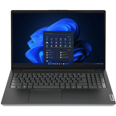 Lenovo V15 G3 Notebook Fekete (15.6" / AMD Ryzen7-5825U / 16GB / 512GB SSD) (82TV008DHV)