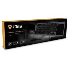 Yenkee YKB 5000 Wireless Billentyűzet - Angol (US) (YKB 5000US WL TOUCHPAD KLÁVESN)