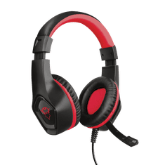 Trust GXT 404R RANA 2.0 Vezetékes Gaming Headset - Fekete/Piros (23439)