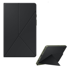 SAMSUNG Galaxy Tab A9 (8.7) SM-X110 / X115, mappa tok, mágneses, Origami Smart Case, Book Cover, fekete, gyári (RS151208)