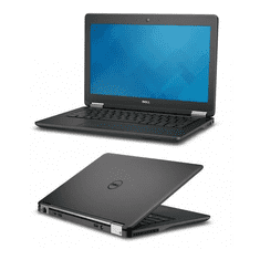 DELL Latitude E7250 Notebook Fekete (12,5" / Intel i5-5300U / 16GB / 256GB SSD) - Használt (DELLE7250_I5-5300U_16_256SSD_CAM_HD_EU_INT_A)