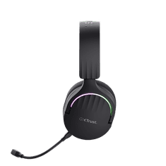 Trust GXT 491 Fayzo Headset Vezetékes és vezeték nélküli Fejpánt Játék USB C-típus Bluetooth Fekete (24901)