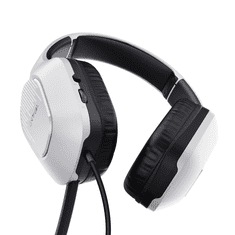 Trust GXT 415W Zirox Headset Vezetékes Fejpánt Játék Fehér (25147)