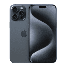 Apple iPhone 15 Pro Max 512GB mobiltelefon kék (MU7F3SX/A) (MU7F3SX/A)