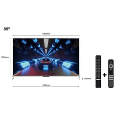 TCL 85C735 85" 4K UHD Smart QLED TV (85C735)
