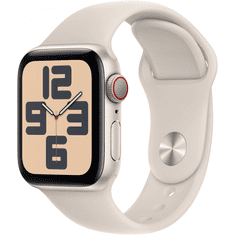 Apple Watch SE Aluminium Cellular 40mm Polarstern (Sportarmband polarstern) M/L NEW (MRG13QF/A)