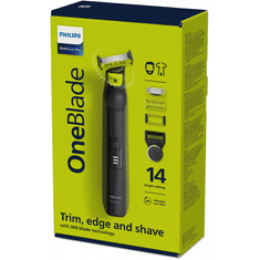 PHILIPS OneBlade Pro QP6541/15 szakállvágó Elem 14 1 cm Wet & Dry Fekete (QP6541/15)