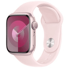Apple Watch S9 Aluminium 41mm Rosé (Sportarmband hellrosa) M/L NEW (MR943QF/A)