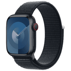Apple Watch S9 Aluminium Cellular 41mm Mitternacht (Sport Loop mitternacht) NEW (MRHU3QF/A)