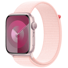 Apple Watch S9 Aluminium 45mm Rosé (Sport Loop hellrosa) NEW (MR9J3QF/A)