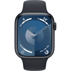 Apple Watch S9 Aluminium Cellular 45mm Mitternacht (Sportarmband mitternacht) S/M NEW (MRMC3QF/A)