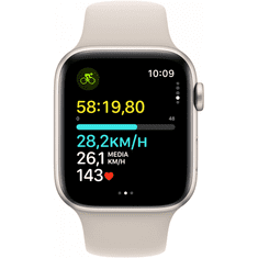 Apple Watch SE Aluminium 44mm Polarstern (Sportarmband polarstern) S/M NEW (MRE43QF/A)