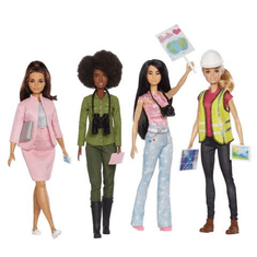 Mattel Barbie Együtt a földért karrierbabák 4db-os csomag (HCN25) (HCN25)