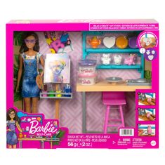 Mattel Barbie: feltöltődés műterem játékszett babával (HCM85) (HCM85)
