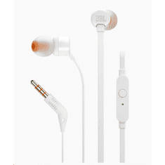 JBL T110 In-Ear fülhallgató fehér (T110WHT) (T110WHT)