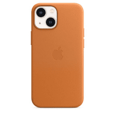 Apple MagSafe-rögzítésű iPhone 13 mini bőrtok aranybarna (MM0D3ZM/A) (MM0D3ZM/A)