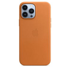 Apple MagSafe-rögzítésű iPhone 13 Pro Max bőrtok aranybarna (MM1L3ZM/A) (MM1L3ZM/A)