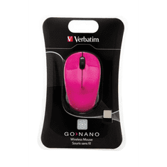 Verbatim GO NANO vezeték nélküli egér pink (49043) (49043)