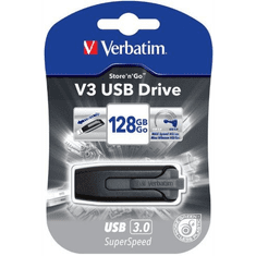 Verbatim Pen Drive 128GB Store 'n' Go V3 USB 3.0 fekete (49189) (49189)