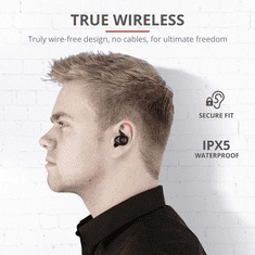 Trust Duet XP Bluetooth Wire-free mikrofonos fülhallgató fekete (23256) (23256)
