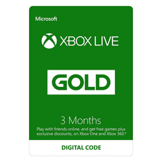 Microsoft Live Gold 3 hó Card (XBO) (S2T-00009)