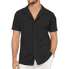 Gyűrődésmentes ing, légáteresztő és kényelmes, fekete S/M - BRILLSHIRT
