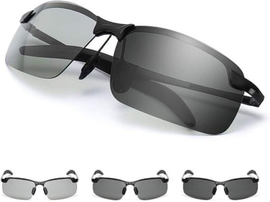 Mormark Polarizált napszemüveg, UV400 védőlencse, automatikusan sötétedik- CHROMICLENS