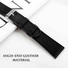 BStrap Leather Italy szíj Garmin Vivoactive 5, black