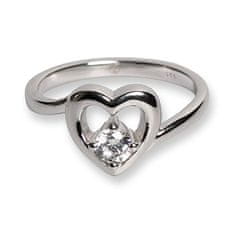 Oliver Weber Ezüst gyűrű szívvel Defyi 63343 (Kerület 57 mm)